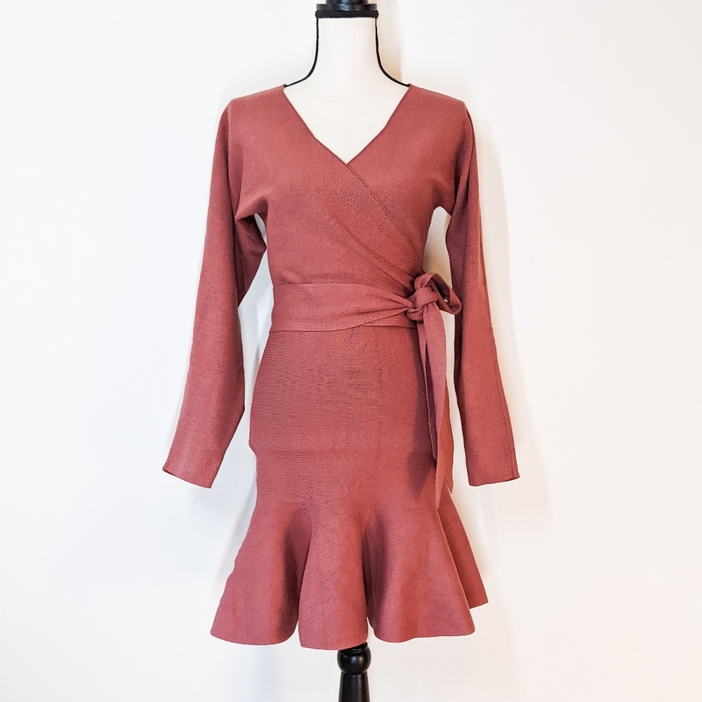 🦋LAST🦋 NWT Flying Tomato Rosewood Sweater Dress, Size Medium